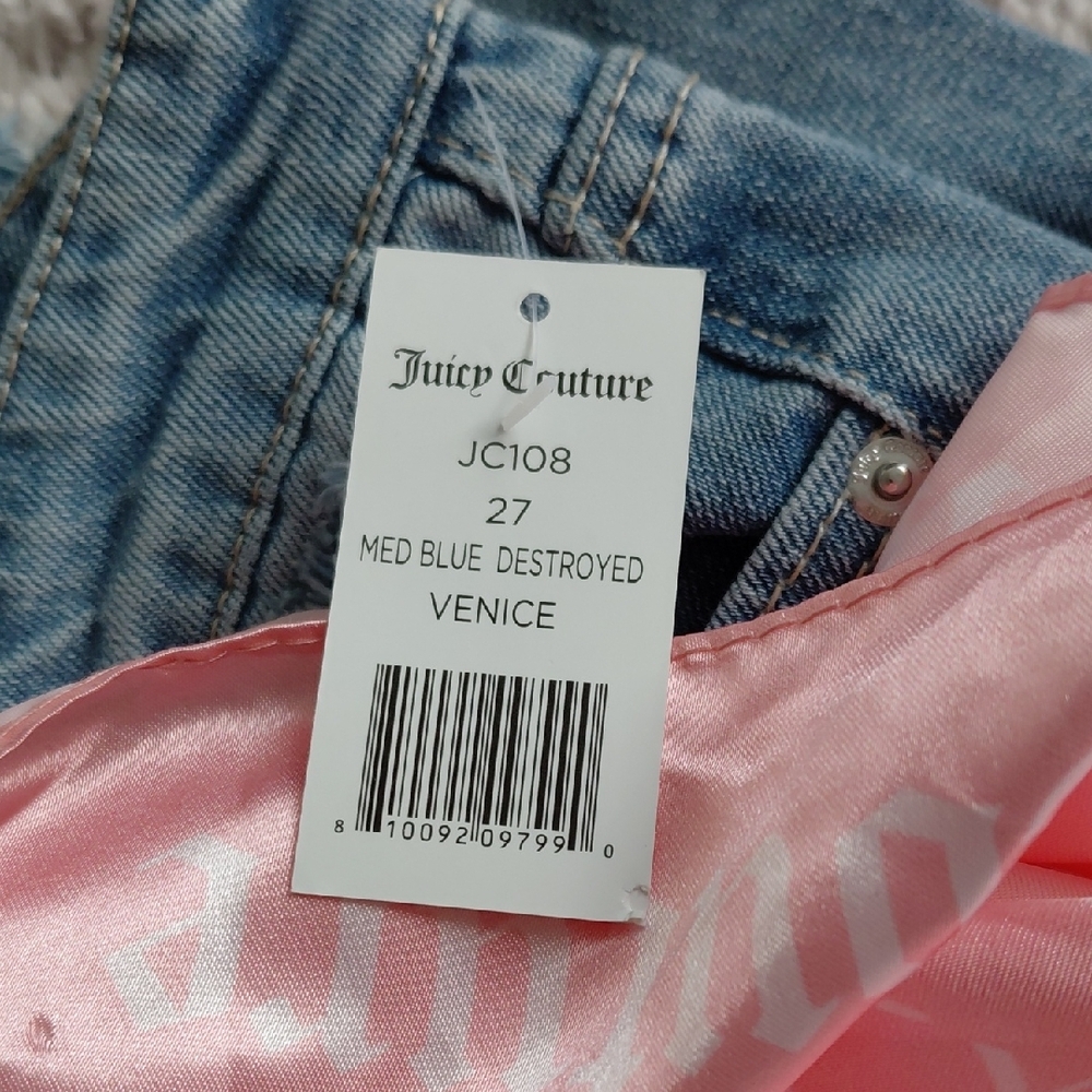 Juicy Couture Skinny Distressed Jeans - Picture 5 of 8